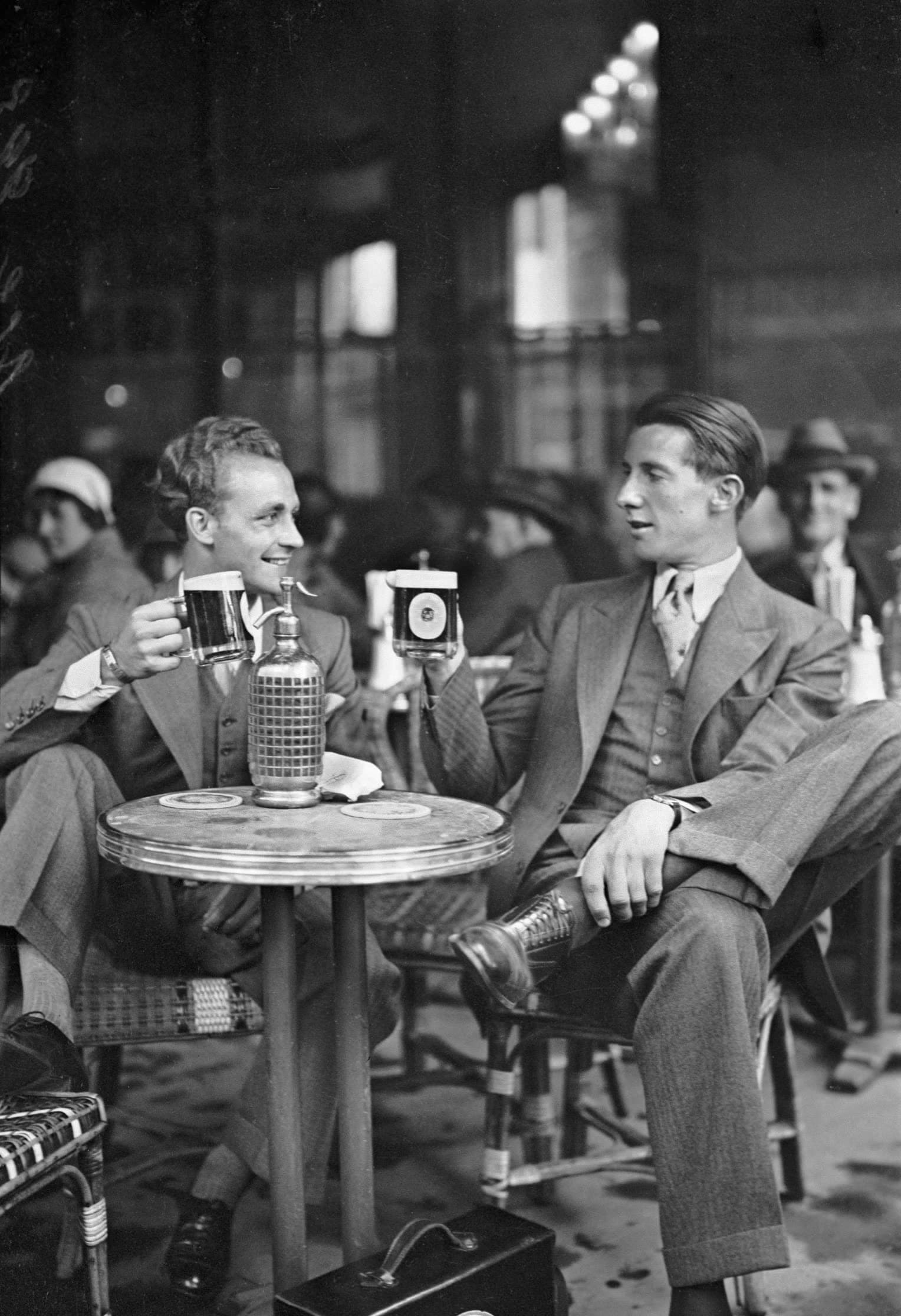 George Mann and dancer Bob Vernon, Paris, 1935
